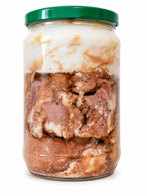 700g Beef ribs bone from Black Angus in jars with own sauce 