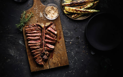 Телешки Портърхаус стек Black Angus рецепта за скара