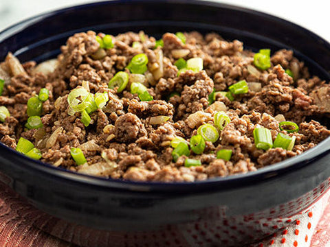 How many calories are in ground beef?