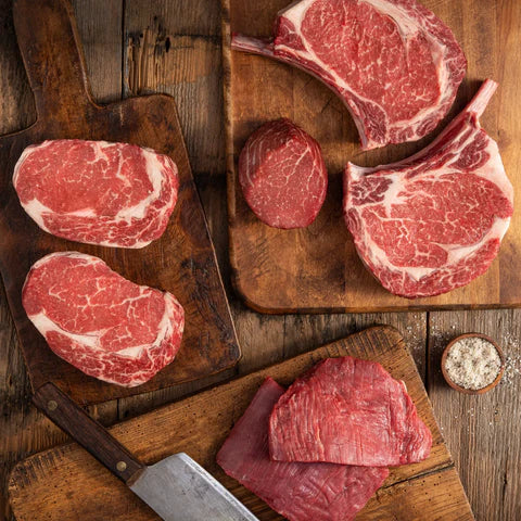 Bioangus Beef Mix mit 6 Steaksorten