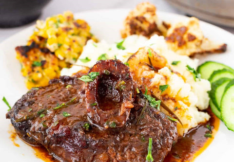 Recipe for preparing veal shank, osso buco in the oven