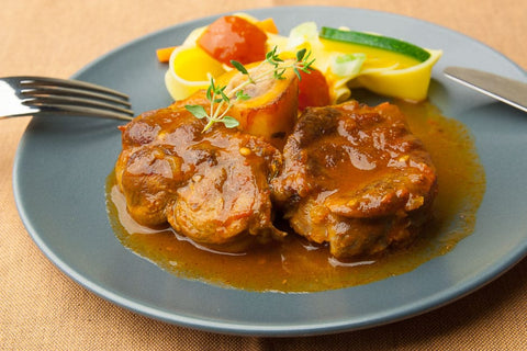 Recipes for veal knuckle on washers