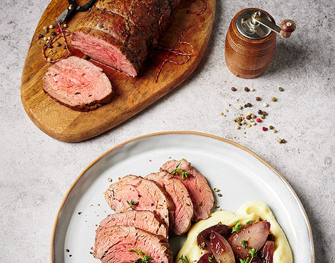 Recipe for beef tenderloin grilled in butter, spices