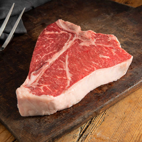 Premium Т-Бон стек от телешко месо, Блек Ангъс, T-Bone Steak от фермата на Био Ангус 0