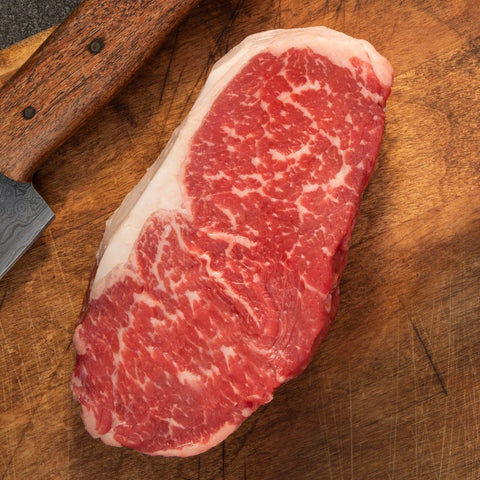 Премиум контрафиле от телешко месо Стриплойн стек, Black Angus Beef Striploin Steak на топ цена от фермата на Био ангус