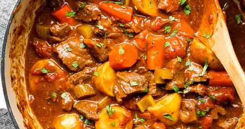 Recipe for beef from a jar in a pan