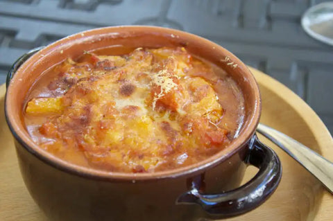 Veal tripe with butter in the oven
